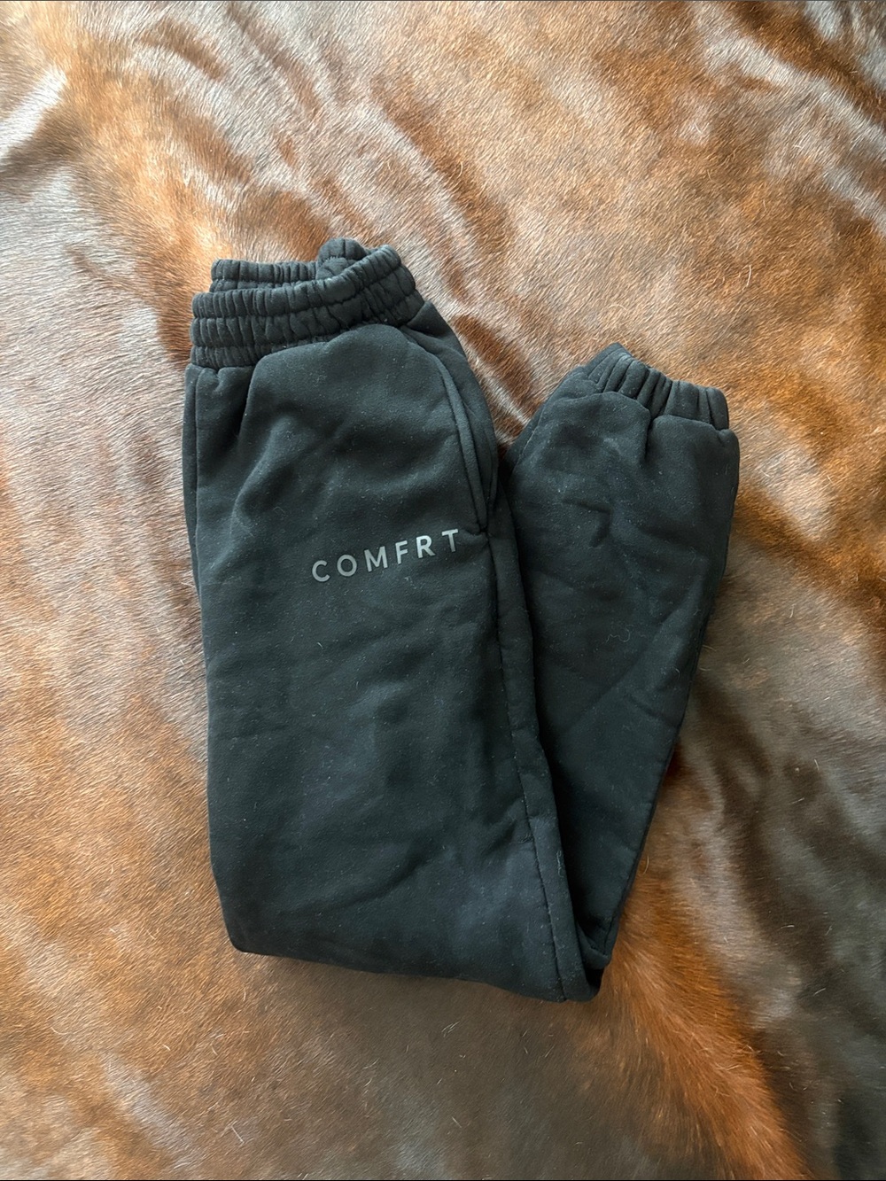 Black COMFRT joggers